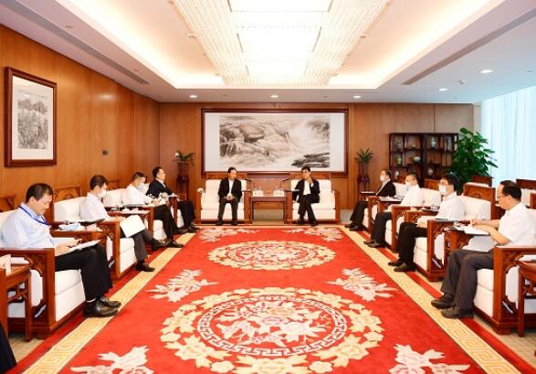 華能集團有限公司黨組書記、董事長舒印彪會見國開行董事長趙歡