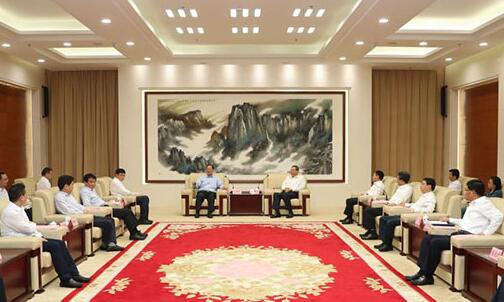 國(guó)家電網(wǎng)董事長(zhǎng)、黨組書記毛偉明拜會(huì)安徽省委書記李錦斌、省長(zhǎng)李國(guó)英