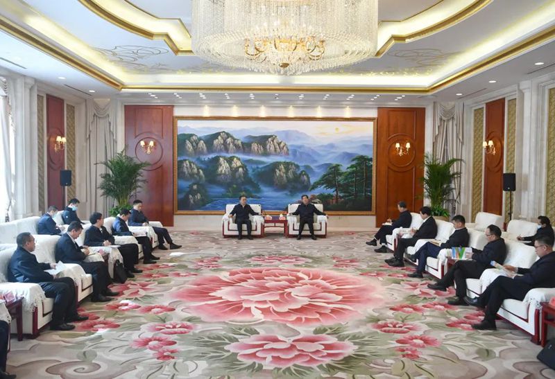鄒磊拜會(huì)寧夏回族自治區(qū)黨委書記、人大常委會(huì)主任陳潤兒
