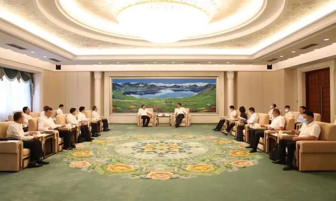 中國能建黨委書記、董事長宋海良拜會吉林省委常委、長春市委書記張志軍