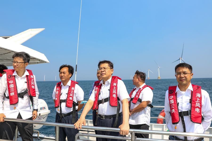 韓君赴廣東陽(yáng)江、福建福州調(diào)研三峽集團(tuán)海上風(fēng)電項(xiàng)目