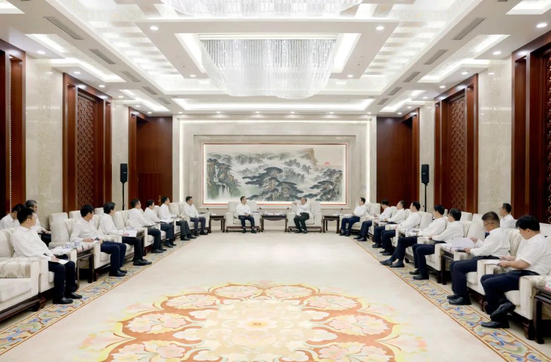 大唐集團鄒磊、劉明勝拜會山東省委書記林武、省長周乃翔
