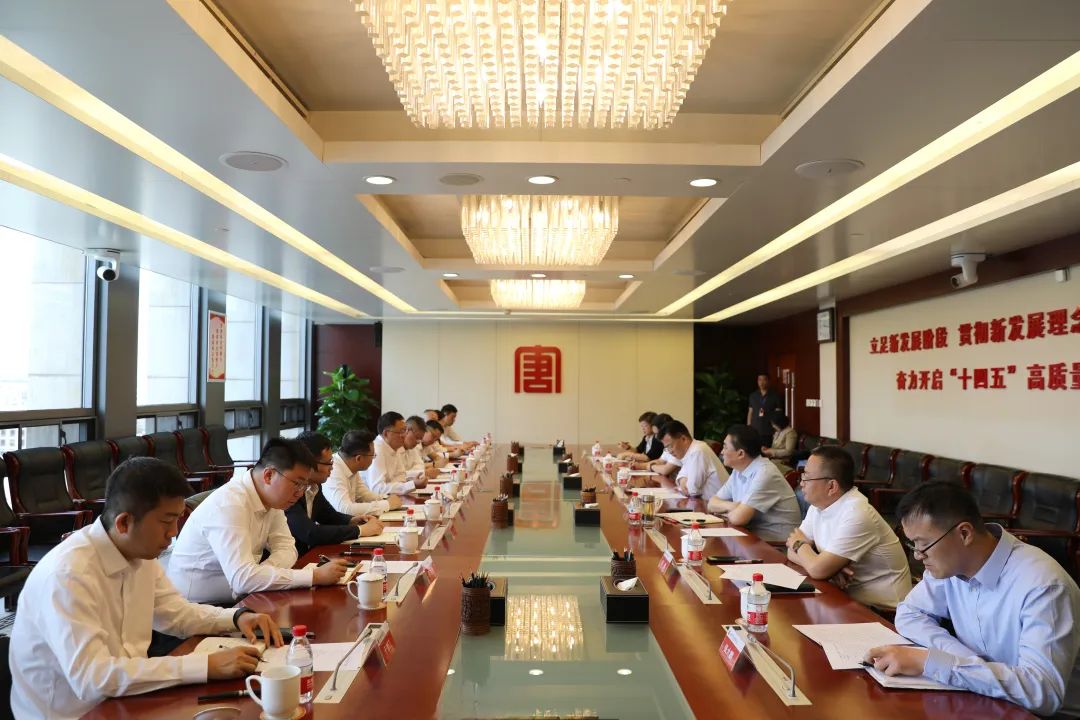 中建一局黨委書記、董事長吳愛國拜會大唐國際黨委書記、董事長王順啟